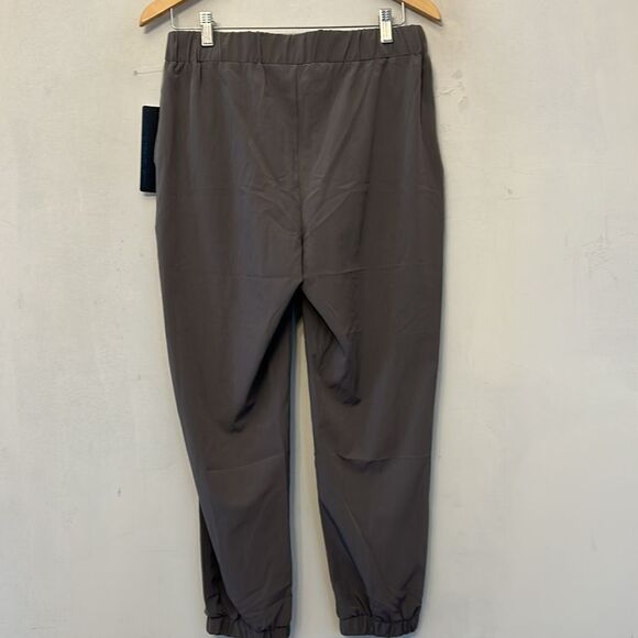 RBX brown pull on elastic waistband travel pants Size M New - Picture 6 of 9